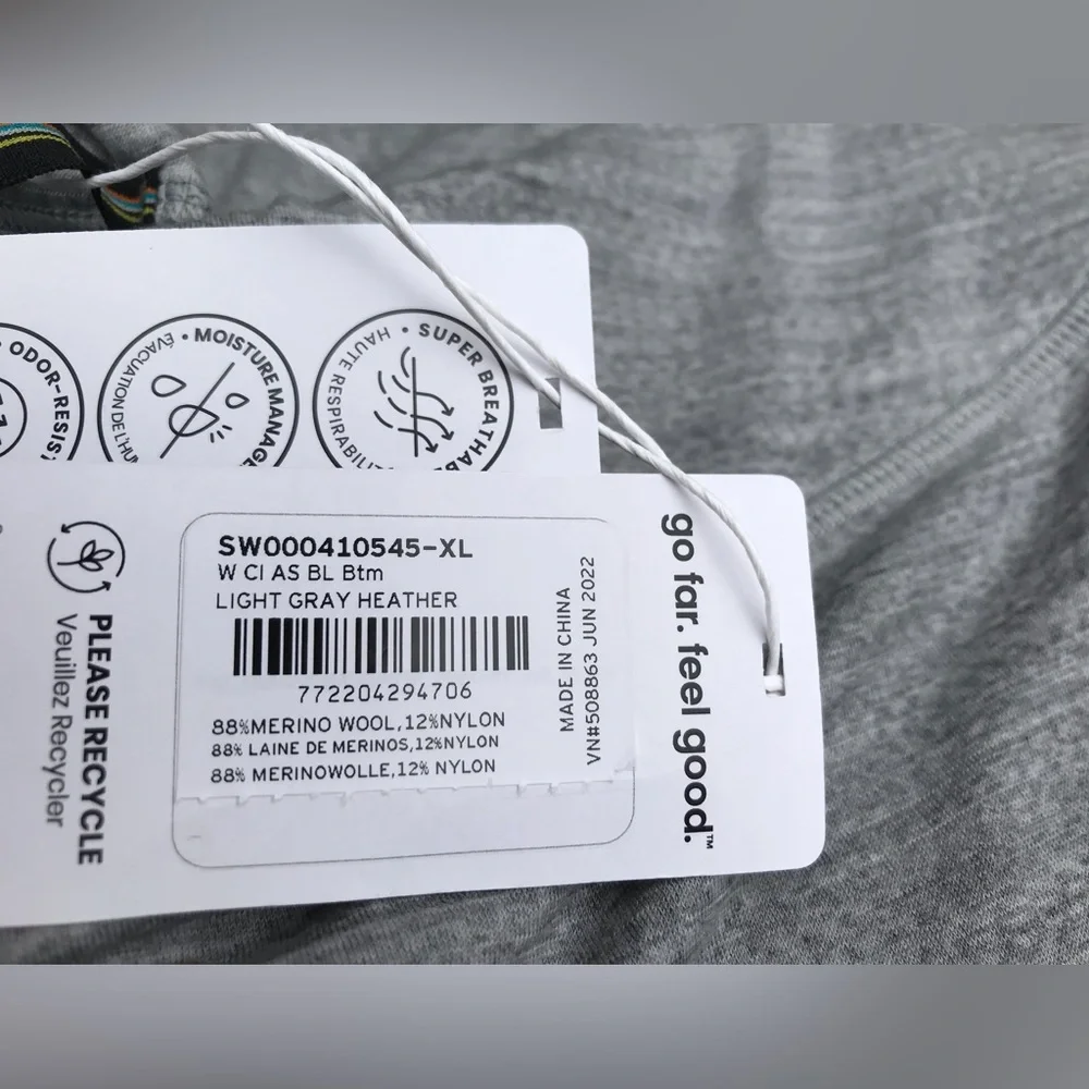 🌲NWT Smartwool Merino 150 Classic All Season baselayer XL - Picture 7 of 11